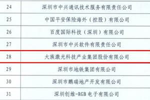 2016年南山纳税百强企业名单出炉——赏金女王大对决激光同比去年上升2名